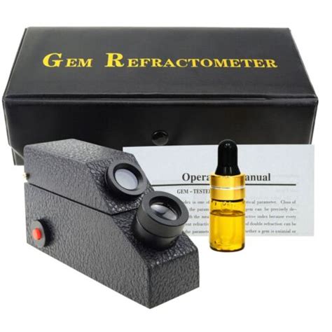 best gemological refractometer|gem identifier tool.